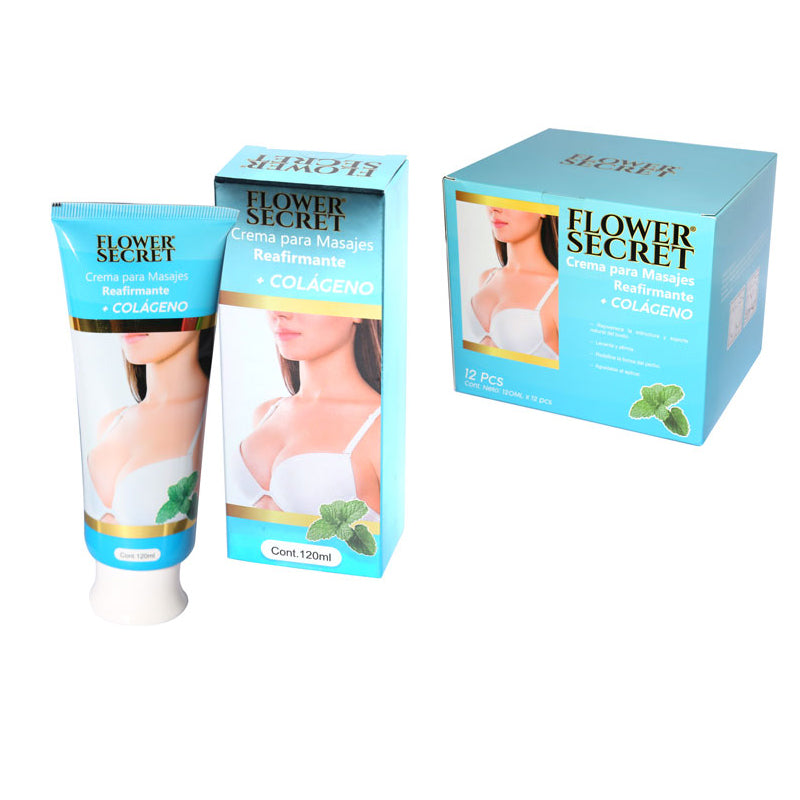 Crema Corporal para Masajes Reafirmador con Colágeno y Menta